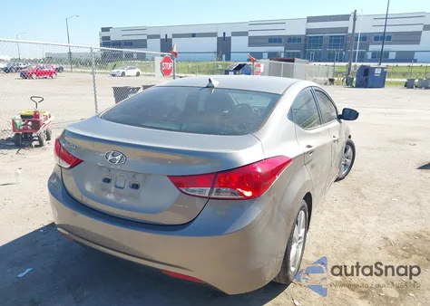 2013 Hyundai Elantra Gls из США, поврежденный, VIN 5NPDH4AE1DH231994